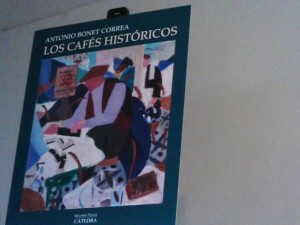 Antonio Bonet Correa presentó su libro, “los cafés históricos”, en el Círculo de Bellas Artes en Madrid