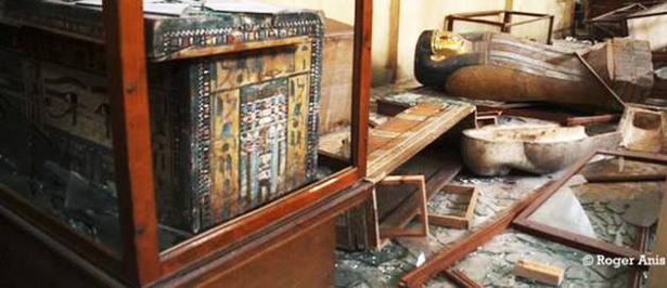 Alerta: saqueo del Museo Nacional de Mallawi en Egipto