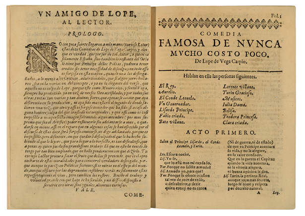 El Ayuntamiento de Madrid exhibe la más completa colección de primeras ediciones de Lope de Vega
