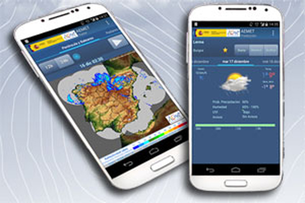 La AEMET lanza una nueva aplicación para móviles con toda la información del tiempo