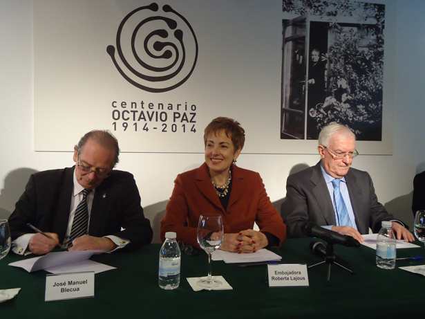 Presentación en Madrid del Programa Conmemorativo del Centenario de Octavio Paz