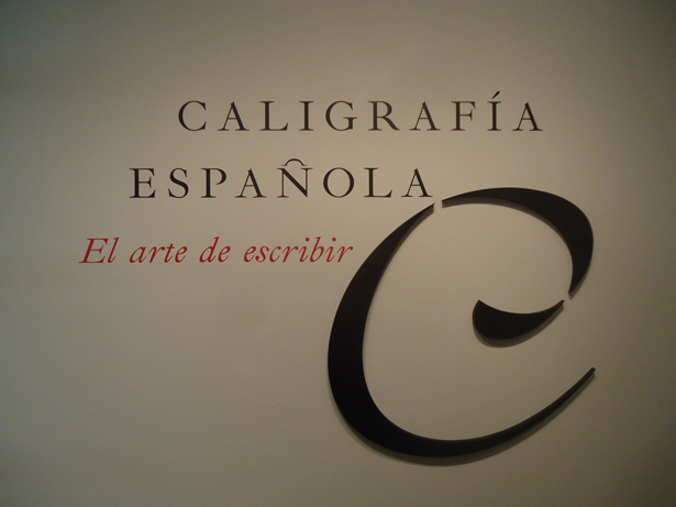 Caligrafía española. El arte de escribir, en la BNE