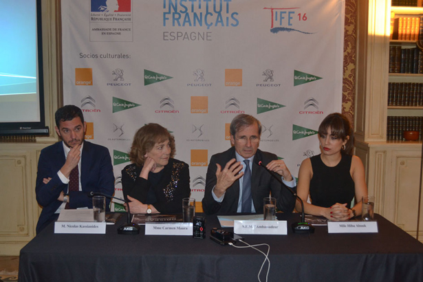 El embajador de Francia en España, Yves Saint-Geours, inauguró oficialmente la primera edición de la TIFE, la Temporada de 2016 del Instituto francés de España