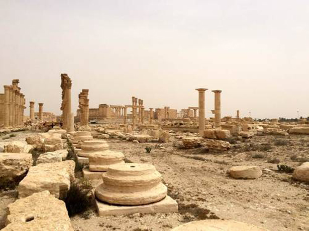 Expertos de la UNESCO hacen un balance preliminar de la destrucción en sitio del Patrimonio Mundial de Palmira