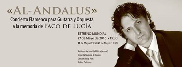 El guitarrista y compositor Cañizares presenta el estreno absoluto de ´Al-Andalus`un réquiem por Paco de Lucia