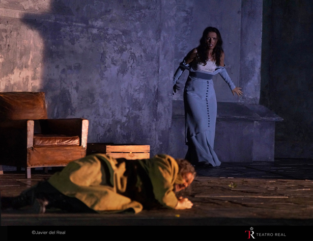 Teatro Real. Otello. Tenor Gregory Kunde (Otello) / soprano Ermonela Jaho (Desdemona). Fotógrafo: Javier del Real | Teatro Real