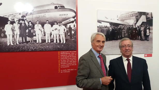 Iberia inaugura en Casa de América su exposición “70 años en América Latina”