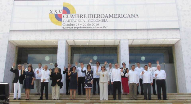 Finaliza la XXV Cumbre Iberoamericana de Jefes de Estado y de Gobierno en Cartagena de Indias
