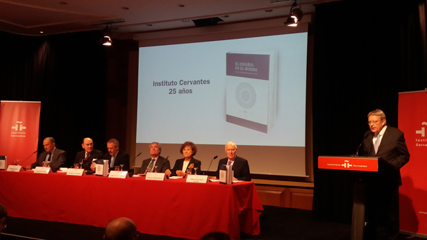 Presentación de Anuario 2016 «El español en el mundo» en el Instituto Cervantes