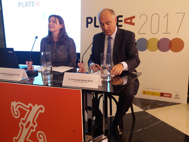 El secretario de Estado de Cultura presenta la IV edición del programa PLATEA