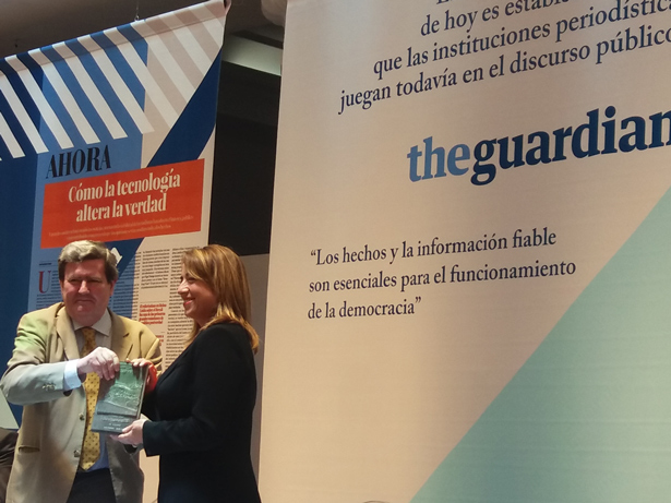 Katharine Viner recibe el XV Premio de Periodismo Diario Madrid