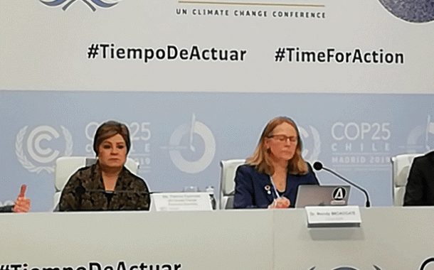 Declaración de la Secretaria Ejecutiva del Cambio Climático de la ONU, Patricia Espinosa, sobre el resultado de la COP25