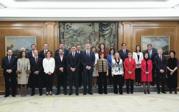Su Majestad el Rey de España presidió el acto en el que los ministros del nuevo Gobierno prometieron sus cargos