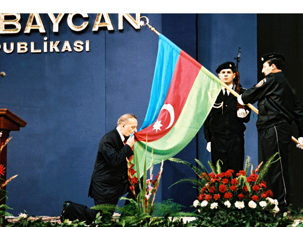 Heydar Alitev, presidente de la República de Azerbaiyán