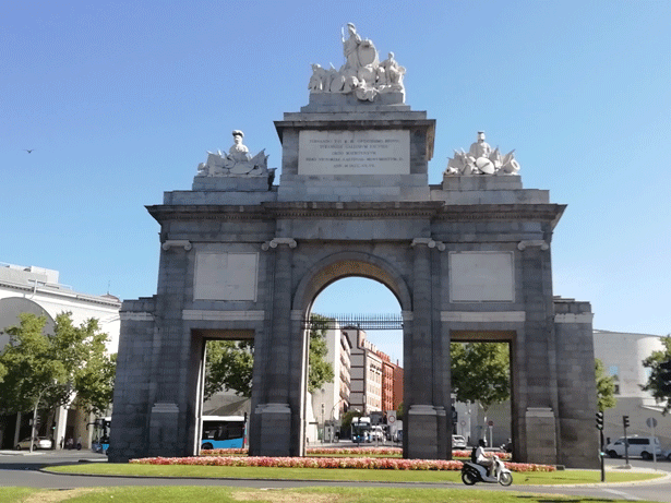 Puerta de Alcalá en Madrid, España. Foto:© patrimonioactual.com