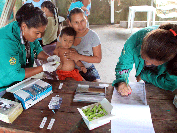 Banco Mundial. Vacunación de niños en pueblos indígenas