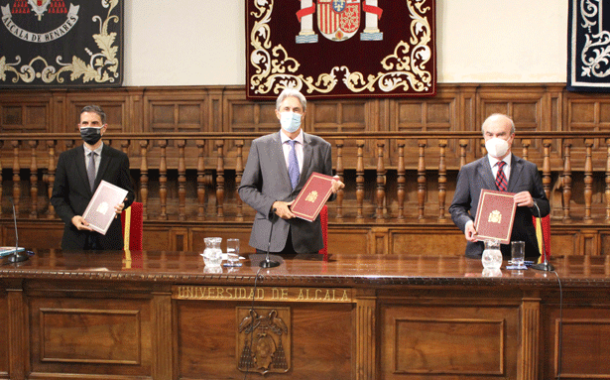 La UAH, la OEI y el Ayuntamiento de Alcalá de Henares firman un convenio para la realización de actividades conjuntas