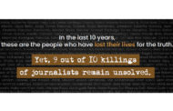 Día internacional para poner fin a la impunidad de los crímenes contra periodistas