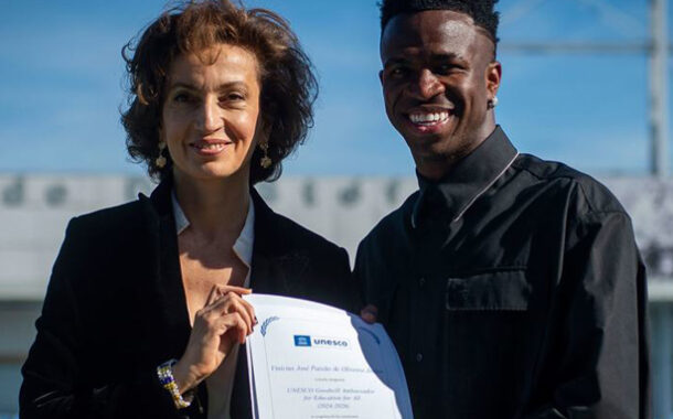 Siguiendo los pasos de Pelé, Vinícius Junior es nombrado Embajador de Buena Voluntad de la UNESCO