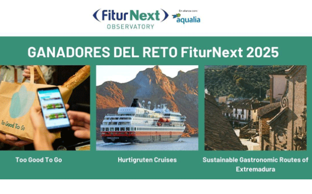 El Observatorio FiturNext anuncia las iniciativas ganadoras del Reto 2025 dedicado a la gestión sostenible de los alimentos en el turismo