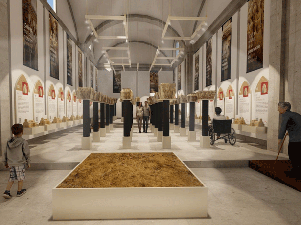 Los capiteles del monasterio de Santa María la Real regresan siglo y medio después