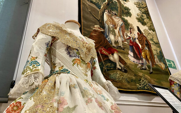 El Museo de la Seda de València expone en la Real Fábrica de Tapices auténticas joyas de la sedería valenciana