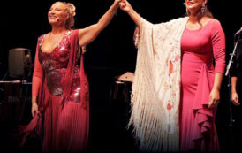 La soprano Mariola Cantarero y la cantaora Marina Heredia fusionan dos universos sonoros, el de la lírica y el del flamenco, en 'Mar de cantes' en el Teatro de la Zarzuela