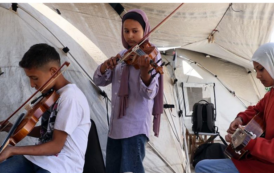 Canciones de esperanza surgen de las ruinas de Gaza