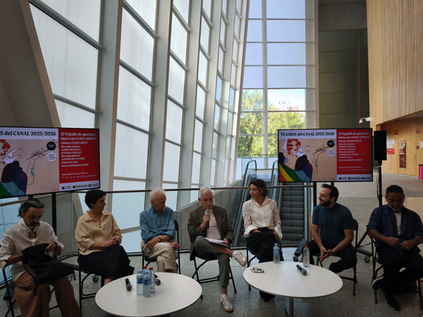 Presentación en los Teatros del Canal de la nueva zarzuela Orgullo de querer, Foto: © patrimonioactual.com
