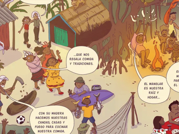 La UNESCO lanza un nuevo cómic sobre los manglares de América Latina y el Caribe